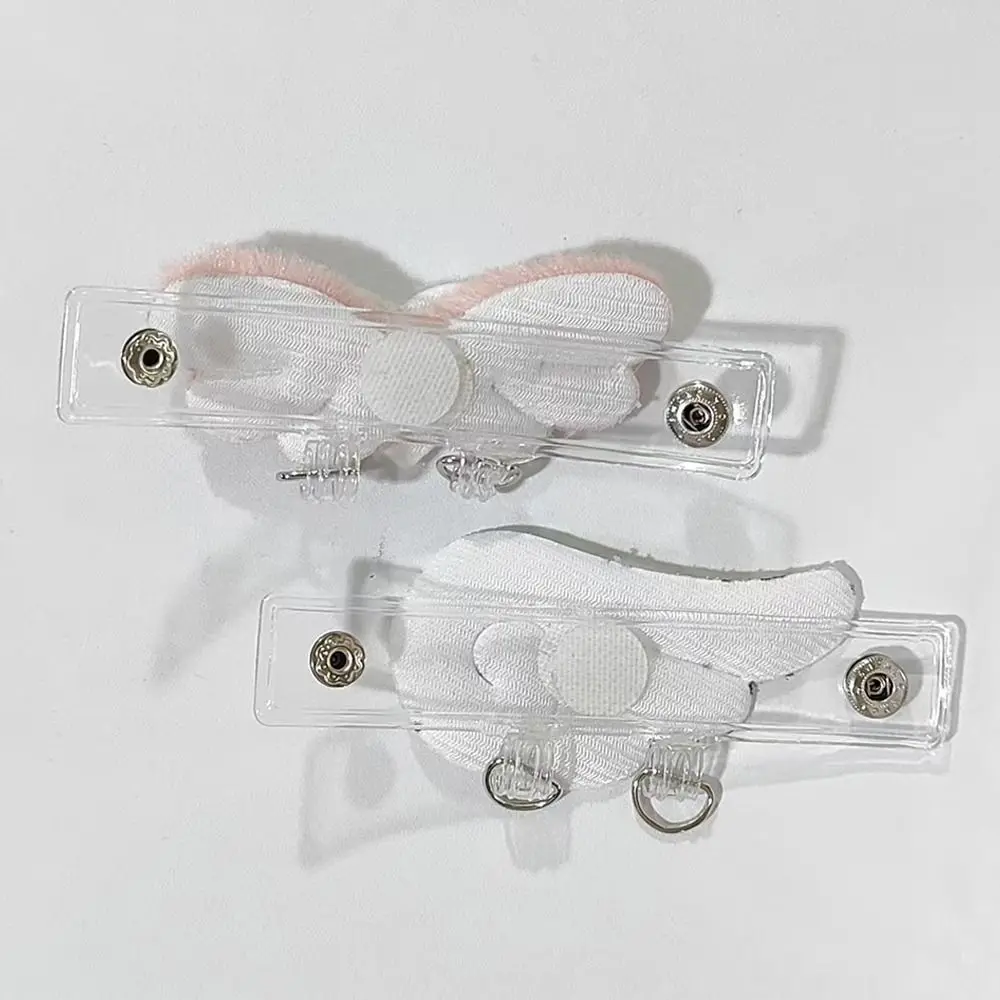 1pc Durable Transparent Bag Expansion Buckle with Double D-Rings Decorative Bag Strap Extender Bag Charm Holder Backpack