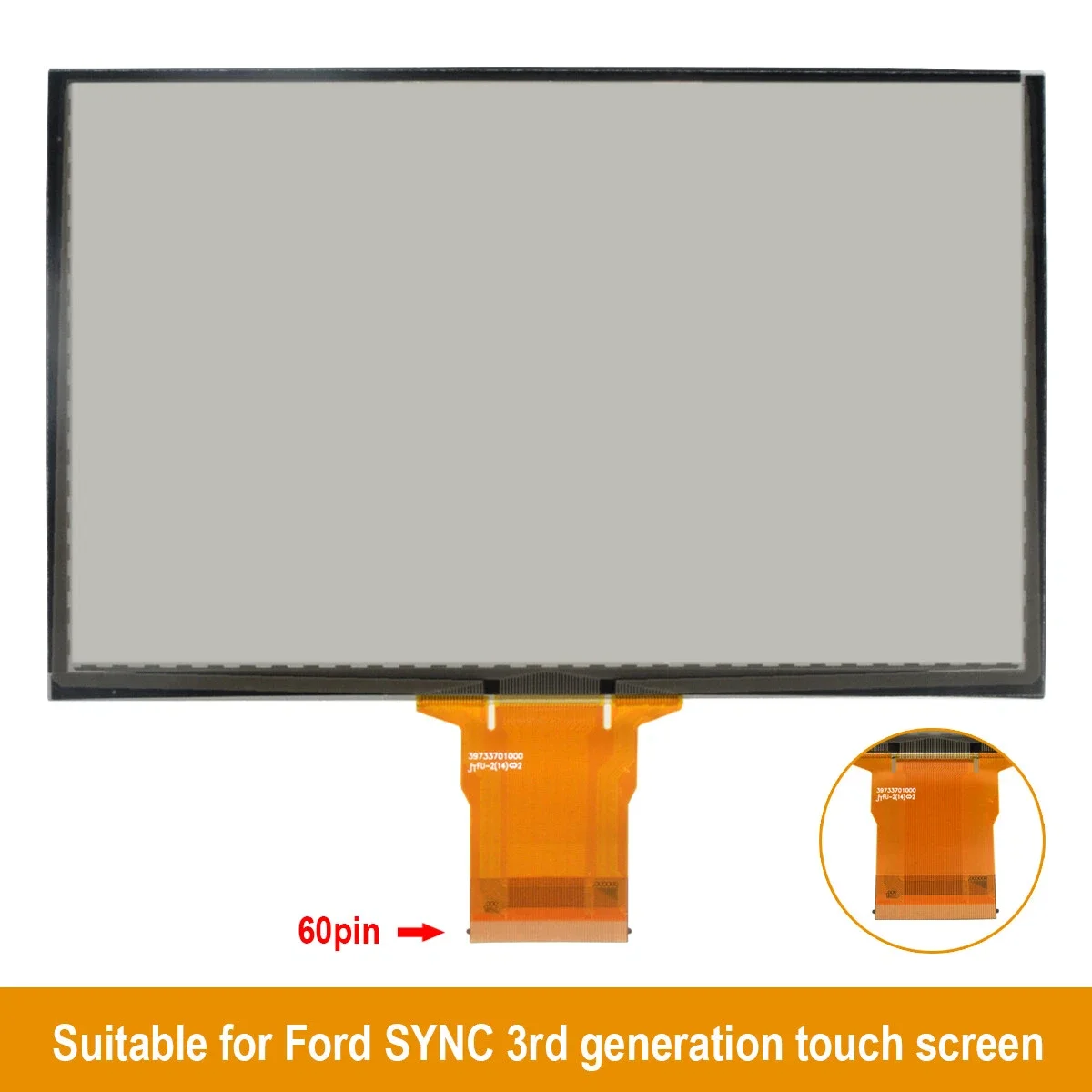 8 inch Touch Screen LQ080Y5DZ05 For Ford SYNC 3 SYNC3 Focus F150 Lincoln Car Radio LCD Digitizer 2011-2018