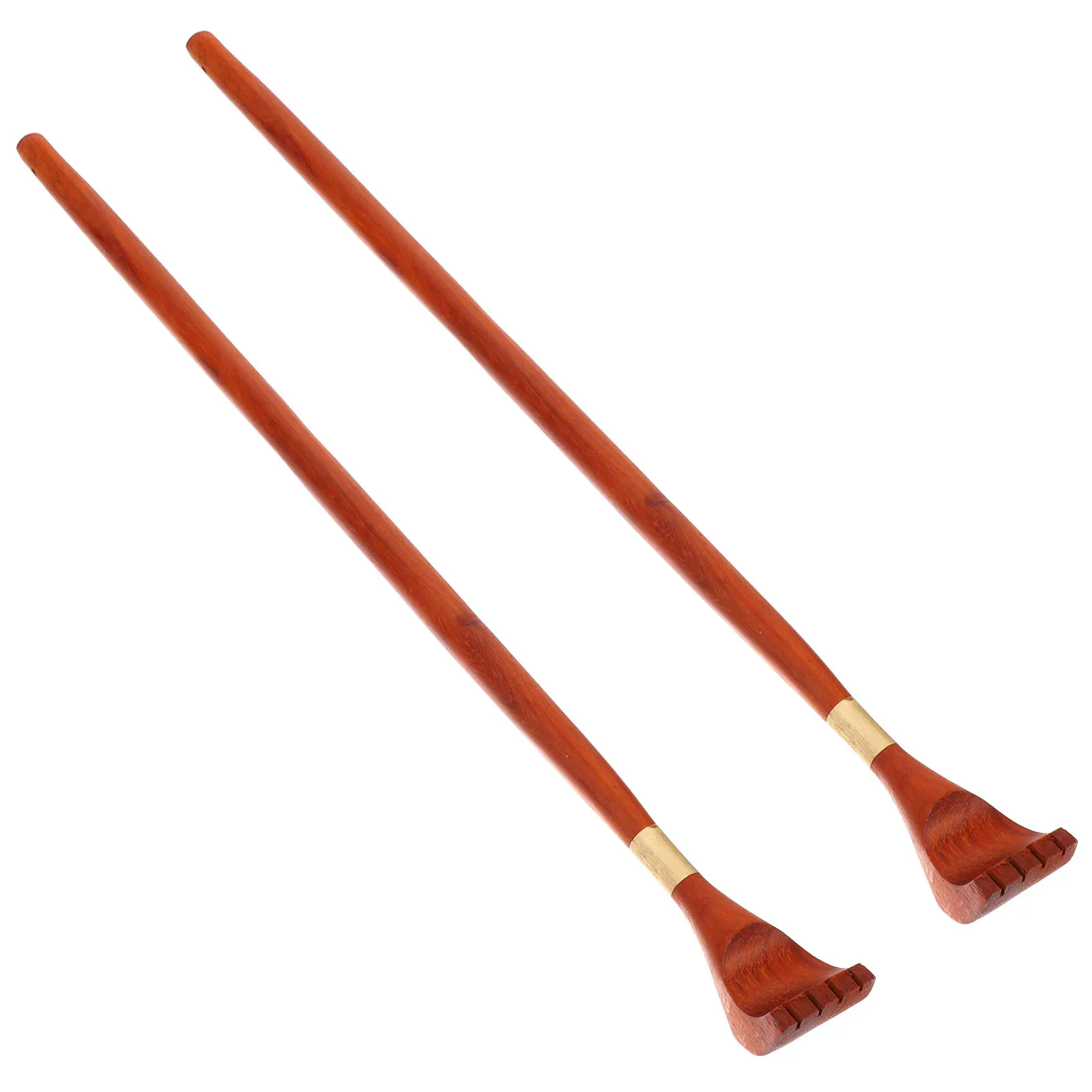 2-teiliger Rückenkratzer aus Holz für Erwachsene, robustes Juckreizentlastungswerkzeug mit erweiterter Reichweite, bequemer Griff für Senioren und Behinderte