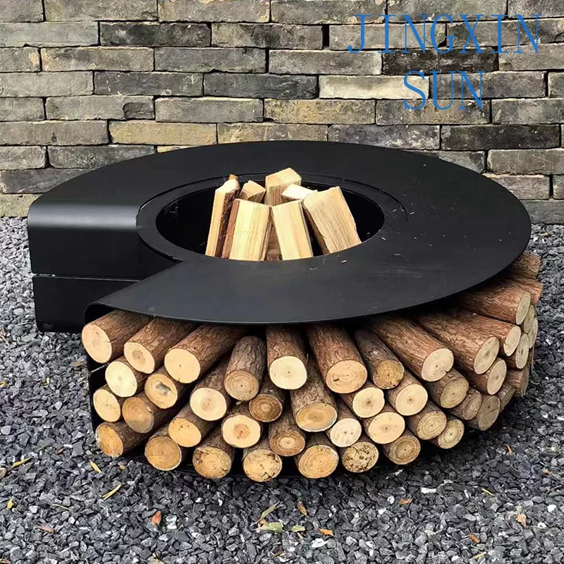 Outdoor Furniture Courtyard Garden Homestay Household Campfire Grill BBQ Campfire Party Grill Brazier Support Customization