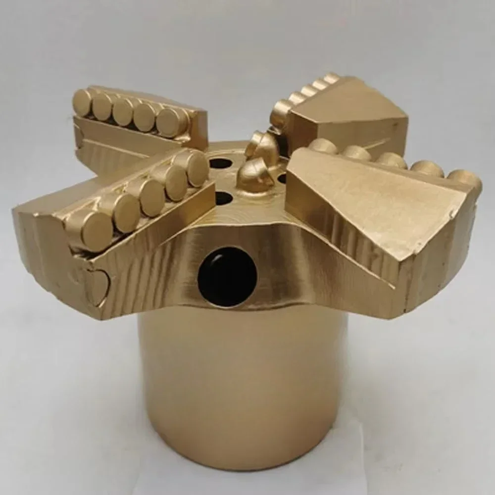 Reinforced 4-wing diamond composite pdc, water well, mining, exploration drill bit