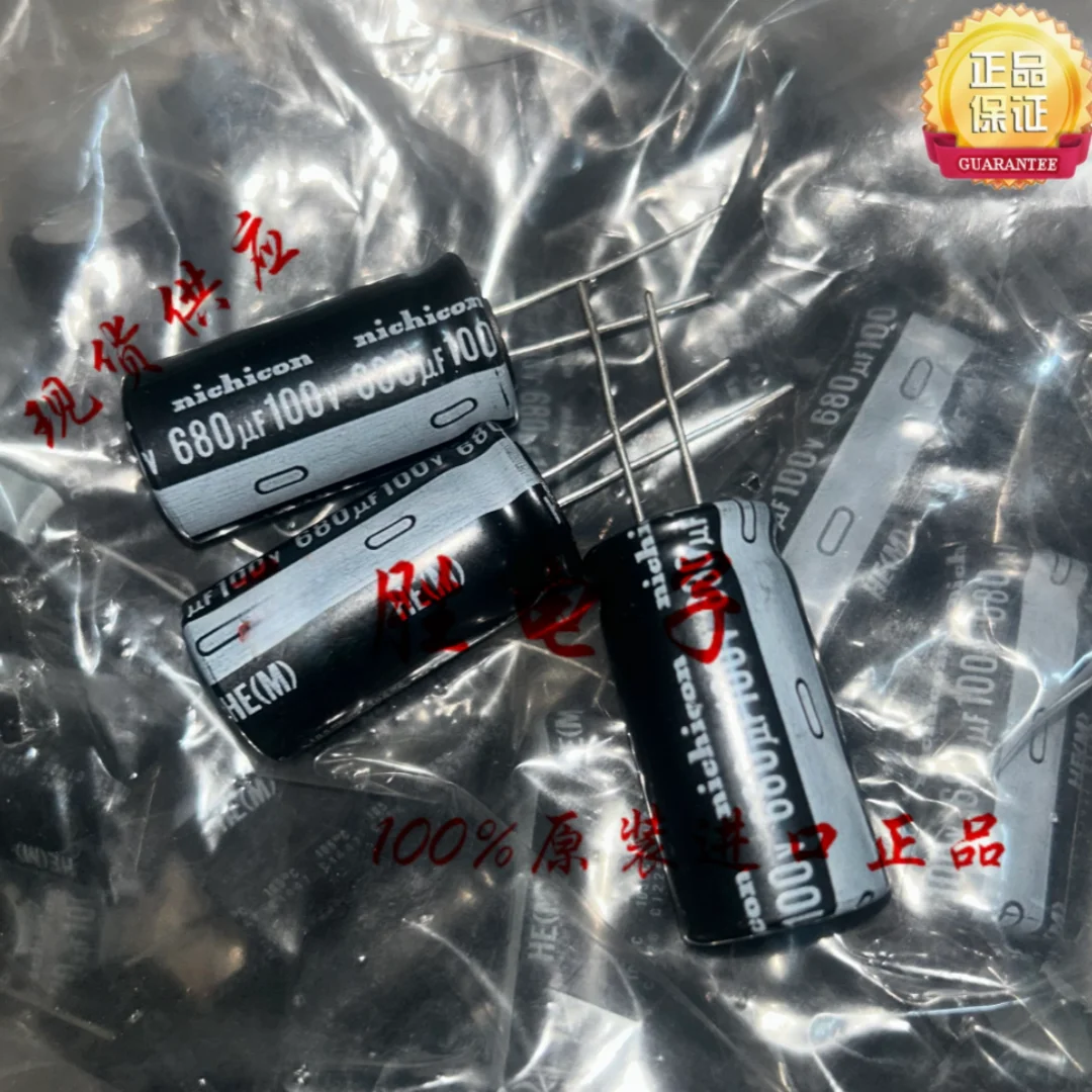 

680UF 100V Japan Nichicon Capacitor 100V680UF 18*35 HE High Frequency Low Resistance