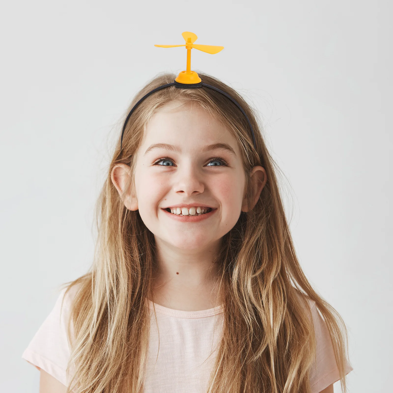 

1pcs Cute Propeller Headband Party Favors Hoop Lightweight Comfortable Long Wear Photo Booth Accessory Decorative