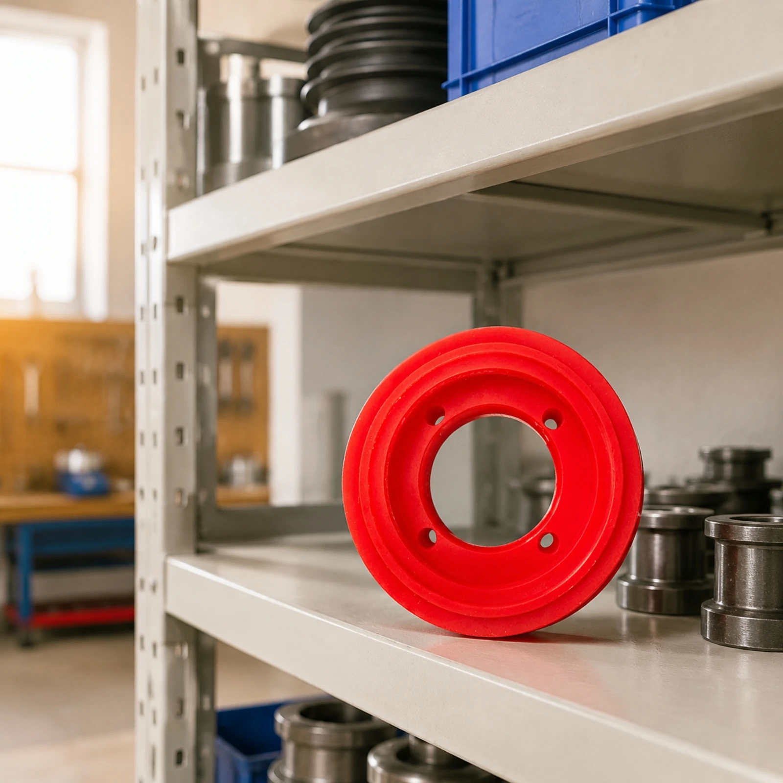 Wire-Rope Stone-Cutting Machine Guide Wheel Molded 100-Type Narrow-Groove Guide Wheel for Industrial Maintenance Technicians