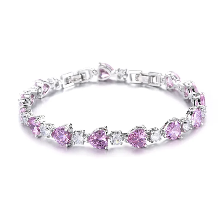 

HIBRIDE Fashion Pop Cute Love White Daily Bracelet Women Clothing Multicolor Jewelry Set for Nigeria Travel Wedding Gift B168