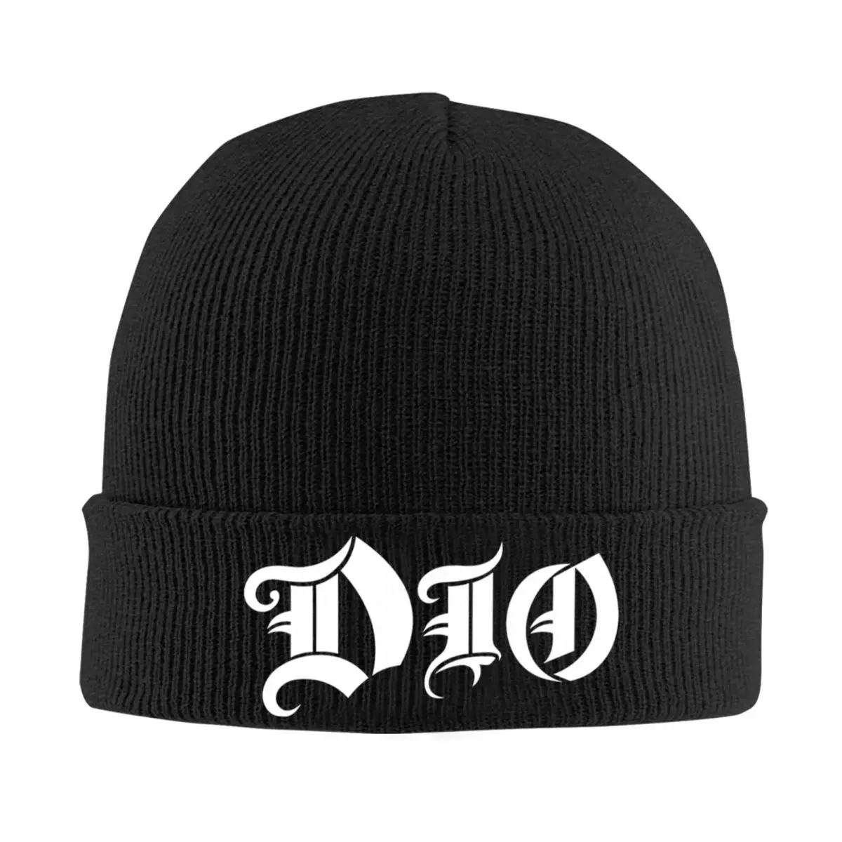 80s Heavy Metal Dio Knit Hat Beanie Winter Hat Warm Hip-hop Cap Men Women