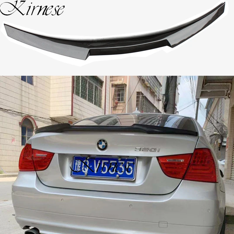 

For BMW 3 Series E90 Spoiler 2005--2012 Spoiler M4 Carbon Fiber Rear Trunk Wing Car Body Kit Accessories