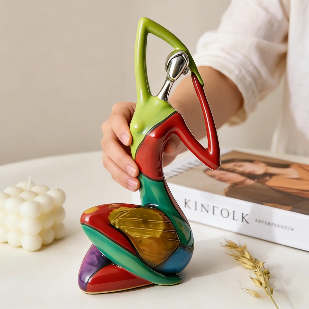 

Креативные абстрактные фигурки, украшения для гостиной, тумбы под телевизор, стола, роскошные изысканные предметы декора для офиса