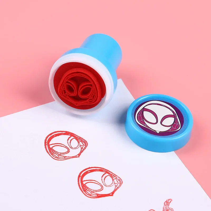 Disney-Smile Hero Seal pour enfants, Frozen, Elsa, Spiderman Stamp, Party Favor, Birthday Party Gift, Christmars Boy, 10PCs