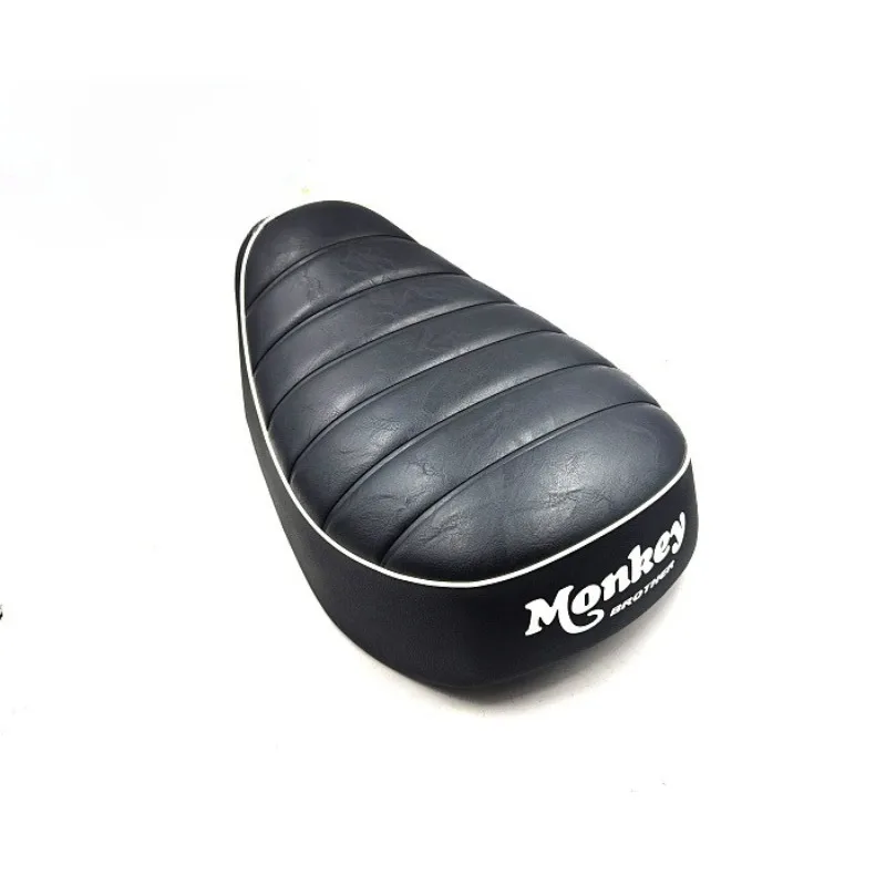 

Single Seat Motorcycle Accessories Front Rear black frosted Leather Pillow Seat Cushion