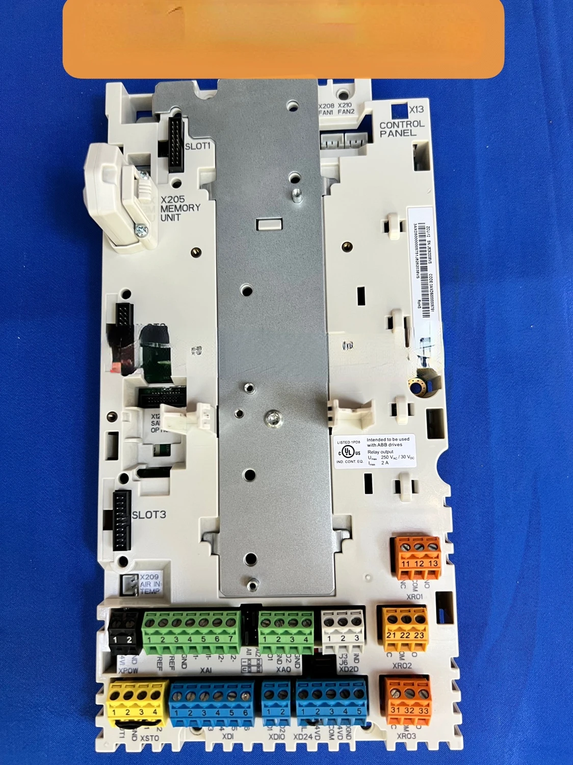 

Second-hand ZCU-12 apply ABB frequency converter ACS880 series ZCON-12 control board main board CPU terminal signal IO board