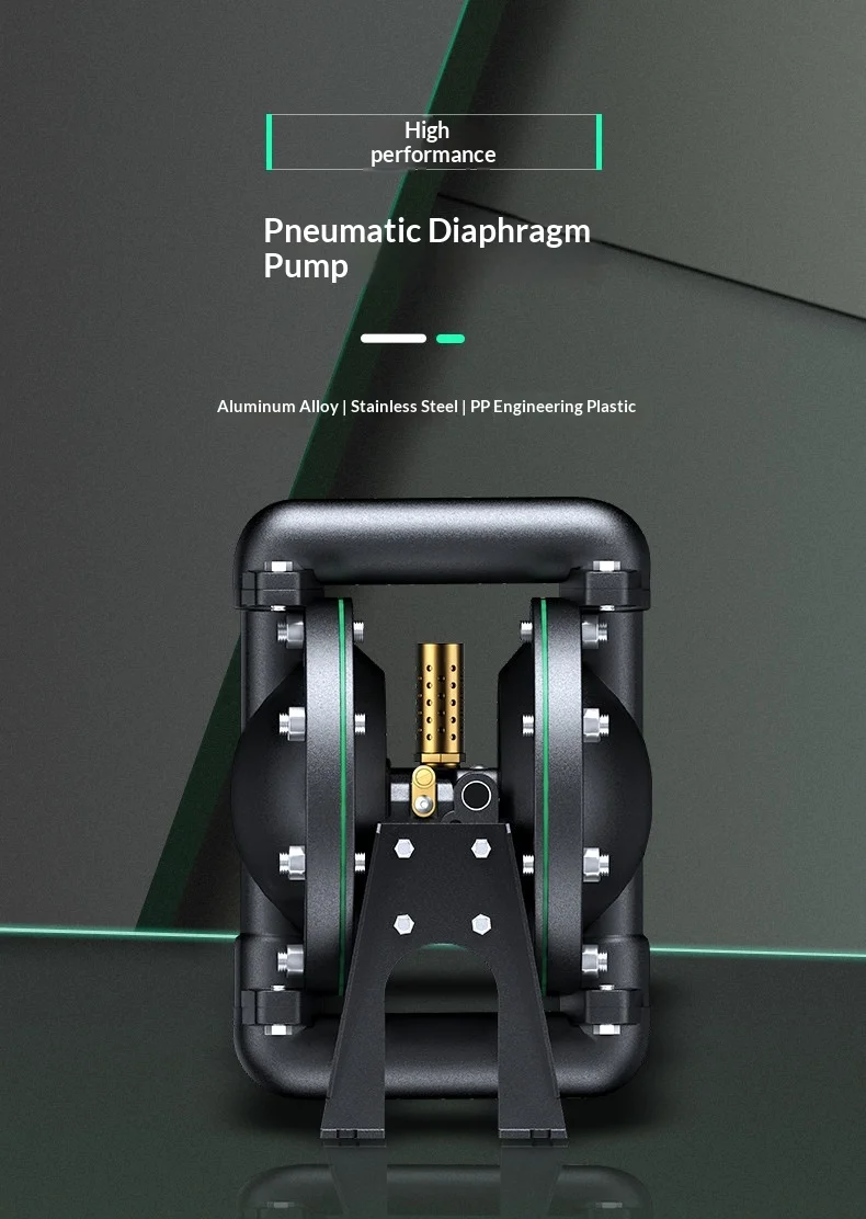 

Conveying Waste Oil Wastewater Solvent 28 Tons/Hour China Pneumatic Diaphragm Pump