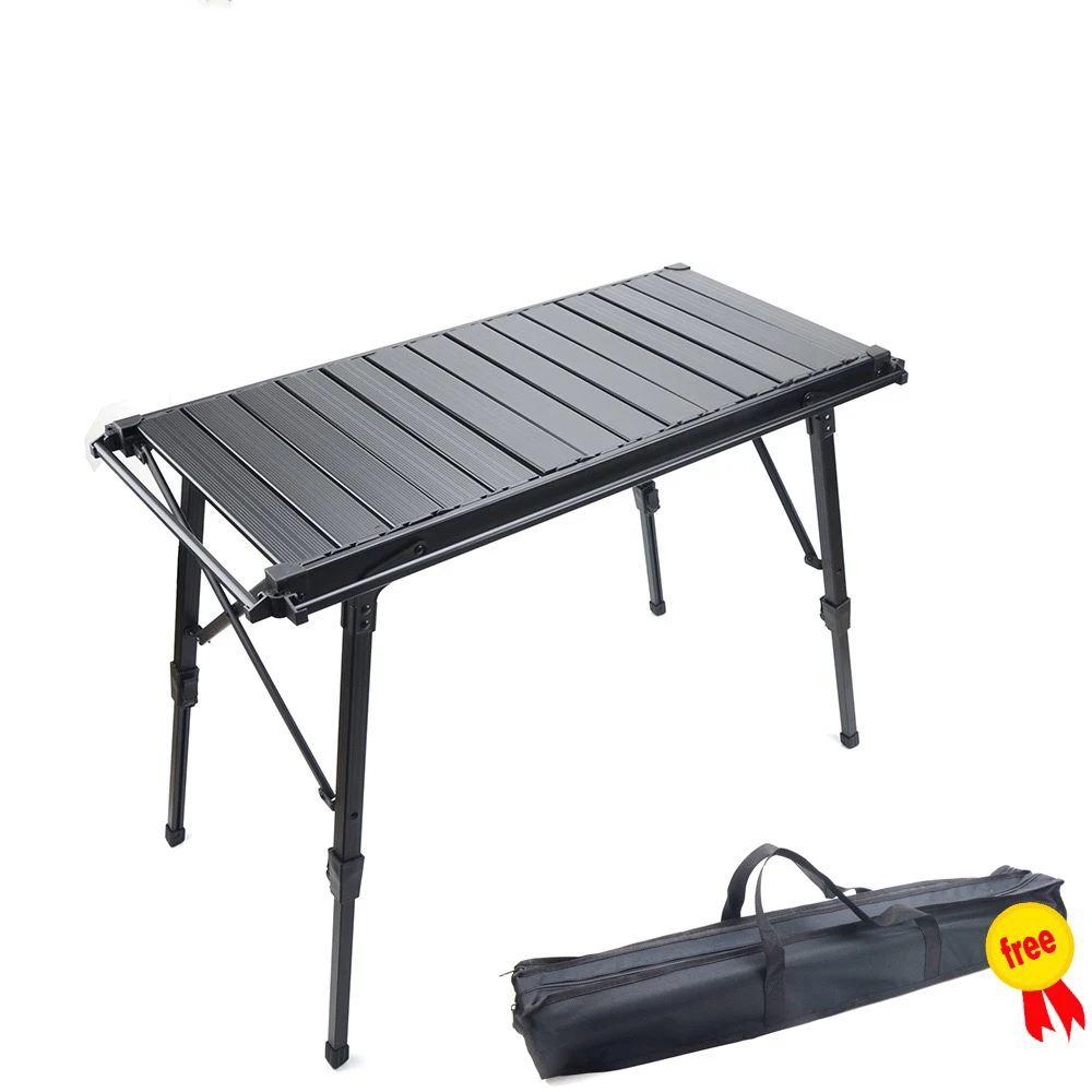 

Portable Stainless Steel Folding IGT Tables for Picnic Garden BBQ Camping Hiking Modern Design for Bedroom & Gym Use