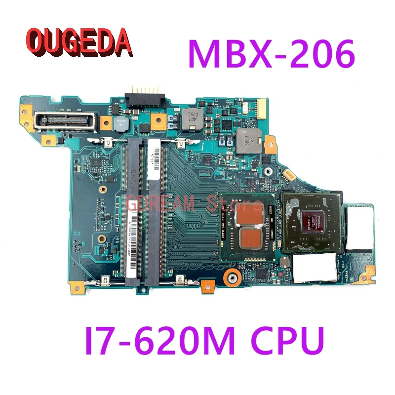 

OUGEDA A 1789397 A 1754727 Материнская плата для ноутбука Sony Vaio VPCZ1 VPCZ1390X MBX-206 DDR3 I7-620M, основная плата процессора, полностью протестирована