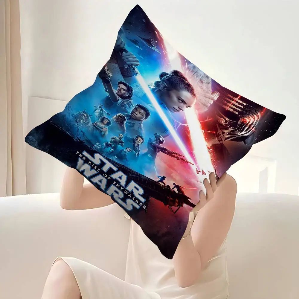 

Movie S-Star W-Wars 45*45cm Cushion Cover Pillow Cover Decor Pillowcase Home Pillowcase For Couch Pillow