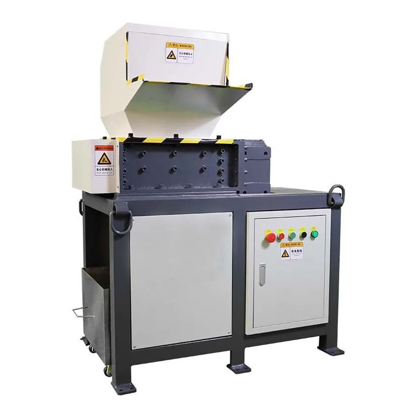 Pencacah Kayu Kepala Samping Logam Kecil dari Baja Tahan Karat Penghancur Limbah Konstruksi Penghancur Batu Bata