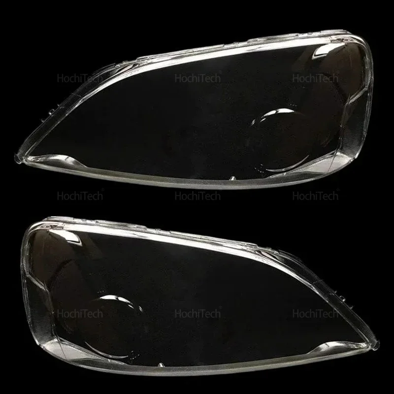 ホンダシビック ES1 ES8 ES5 ES7 フェイスリフト前 2001 〜 2003 透明ガラスランプヘッドランプカバーヘッドライトカバーシェルランプシェード
