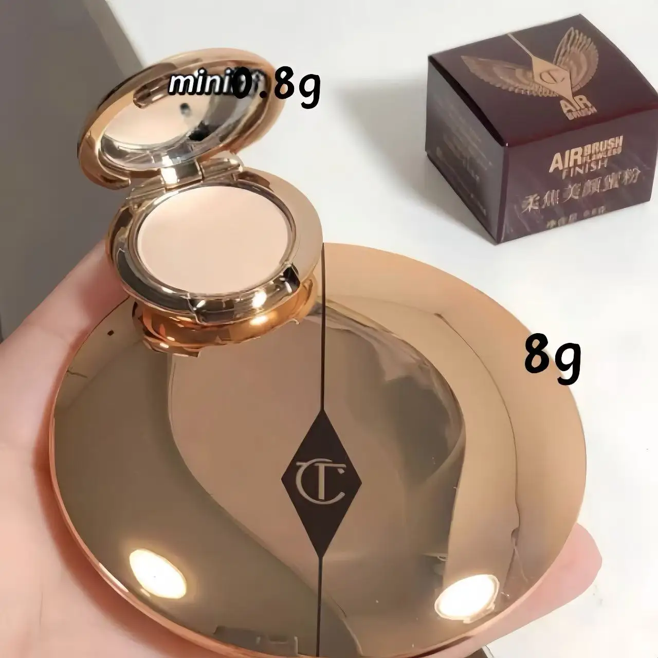 0,8g Puder Utrwalający Małe Próbki Kontrola Sebum Korektor Matujący Wodoodporny Podkład Rozświetlający Konturowanie Długotrwały Makijaż