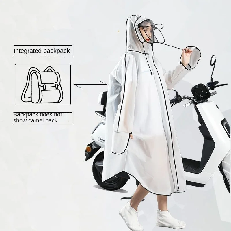 النساء المطر مقاوم للماء السائق غطاء المطر المتكاملة معطف واق من المطر دراجة معطف واق من المطر امرأة المرأة معاطف المطر 2023 معطف الرجال