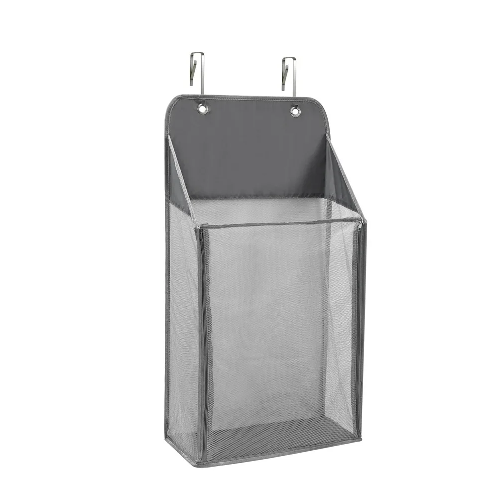 

Large Capacity Over the Door Laundry Hamper Foldable with Hooks Dirty Clothes Storage Bag Space Saving Sundry Storage Bag