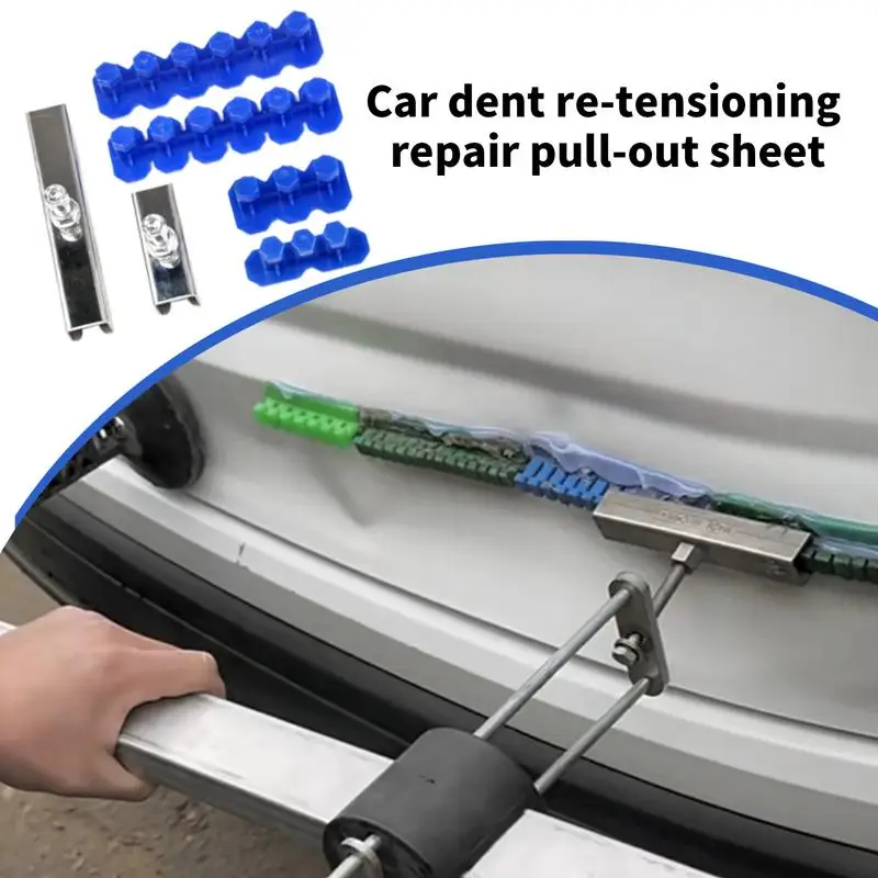 Dent Repair Puller Sturdy Nylon Tabs Aluminum Steel Channel Dent Remover Multifunctional Effective Car Maintenance Supplies