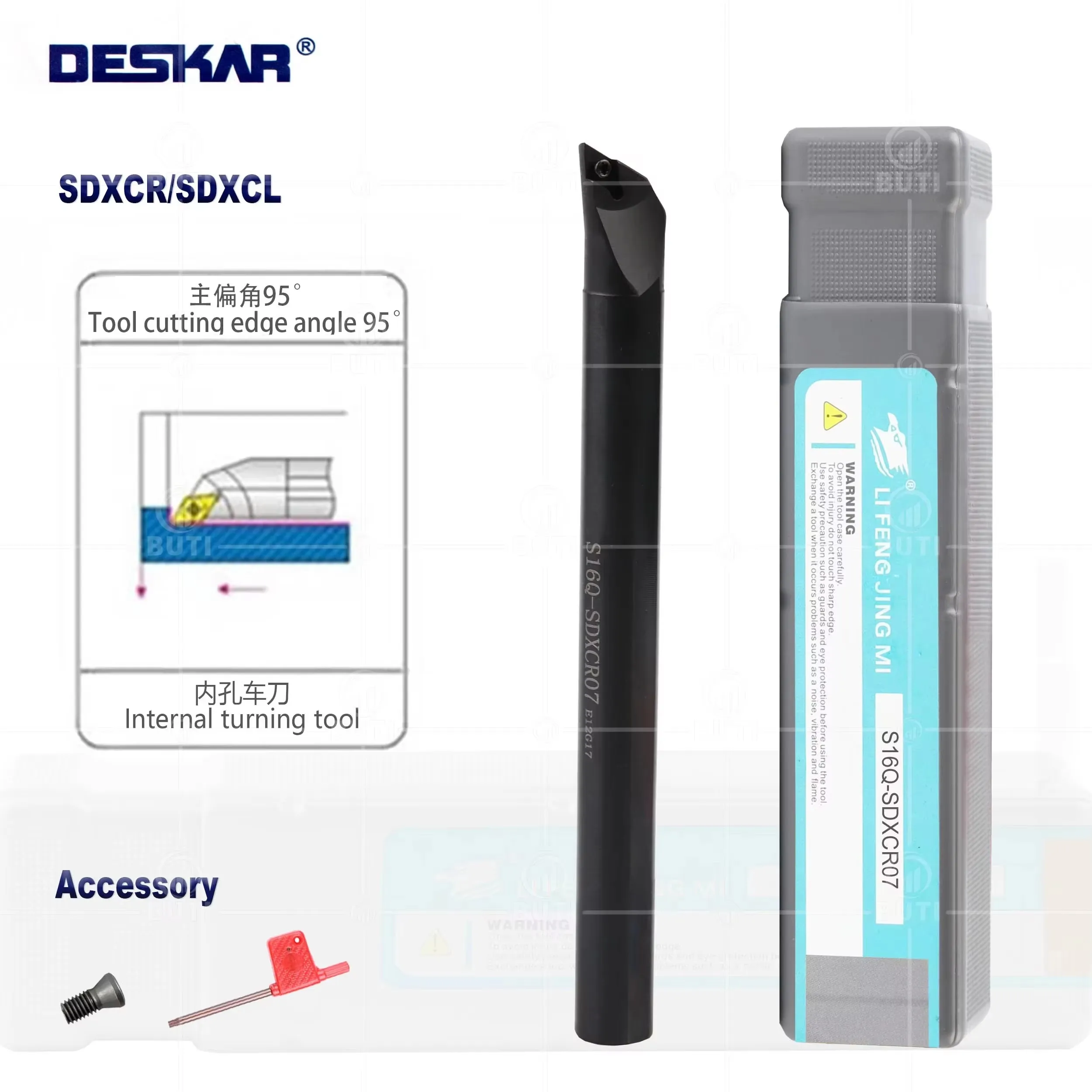DESKAR 100% Original S08K S10K S12M S16Q S20R S25S SDXCR/L07 SDXCR/L11 Numerical Control Inner Hole Tools Holder Cutting Cutter