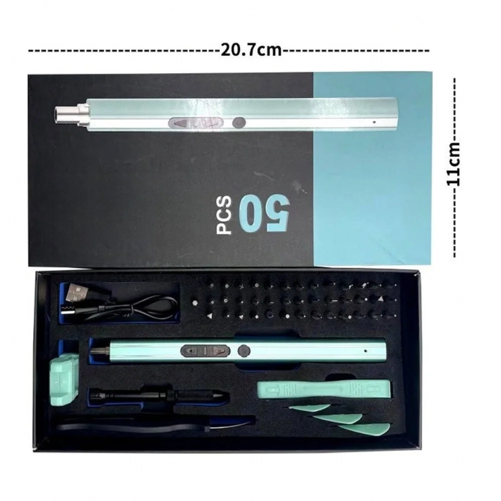 Power Driven Screw Driving Set Rechargeable Fine Work Hand Tool Kit For Digital Device Disassembly Mobile Watch PC Repair Supply