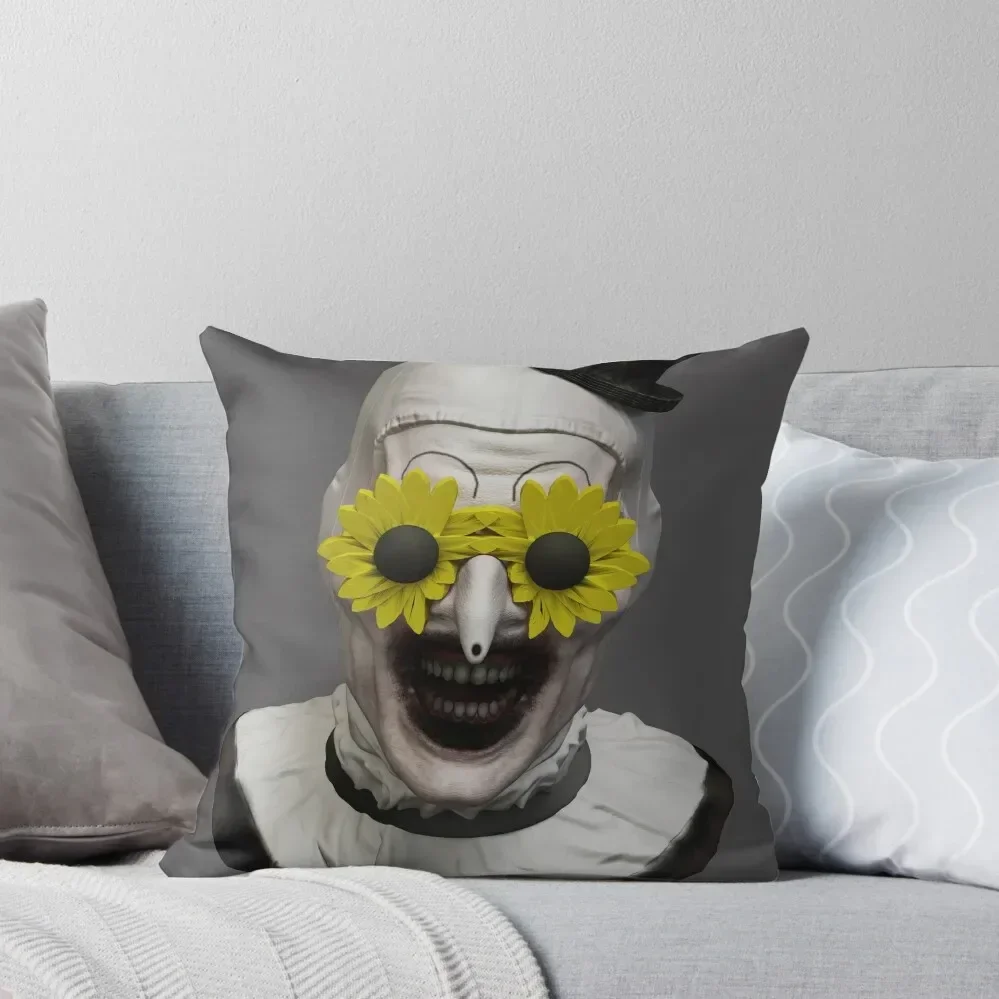 

Art evil smile Throw Pillow Pillow Case Christmas Christmas Covers For Cushions Decorative Cover For Living Room pillow