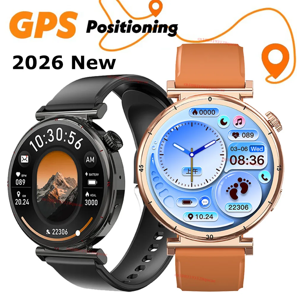 New For Android ios Smart Watch Men HD AMOLED Screen GPS Mot