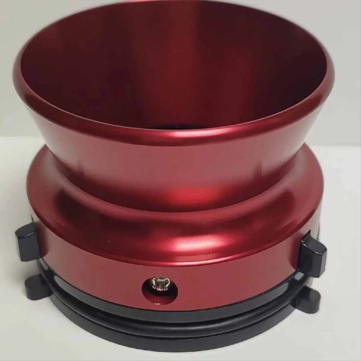 【♮•▲Today-Only!】1pair 1/4 Inch 10 Inch Hub Adapter for Studer ReVox, Universal Aluminium Loading Device Red