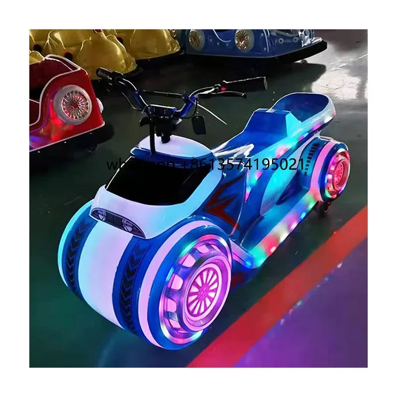

THot Sale Outdoor Double Electric Bumper Cars Prince Motorcycle Remote Control Timed Glow-Parent-Child Friendly Direct