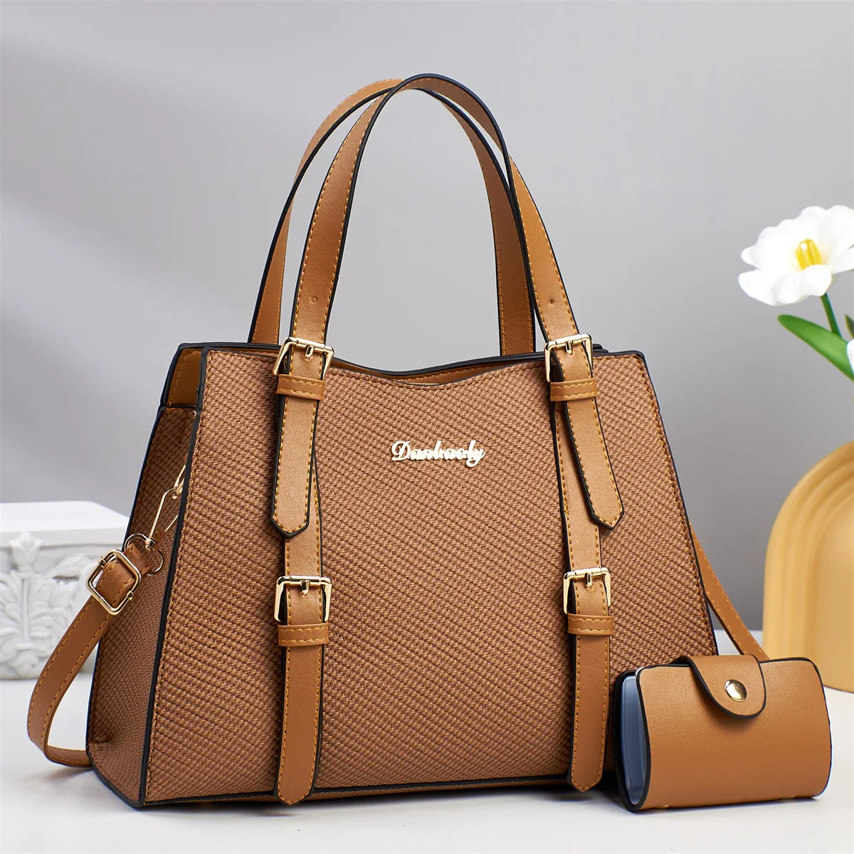 

2025 Vintage Shoulder Bag - Minimalist Crossbody Purse for Women, Classic Tote Handbag with Retro Style