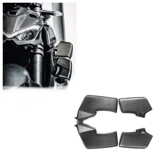 Full Dry Carbon fiber Motorcycle Streetfighter V4 V2 Carbon Fiber Winglets