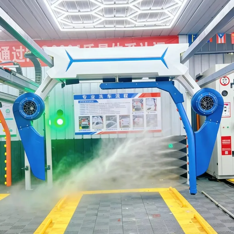 Customized Smart Operation Commercial Car Wash Machine With Air-drying System Auto Cleaning Equipment Optional Water Circulation