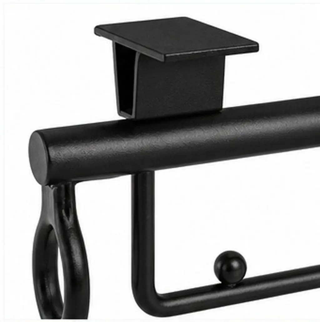Heavy Duty Pull-Out Closet Rod with Top Mount Slide Rail – Retractable 30 cm Clothes Hanger Rod for Wardrobe Storage
