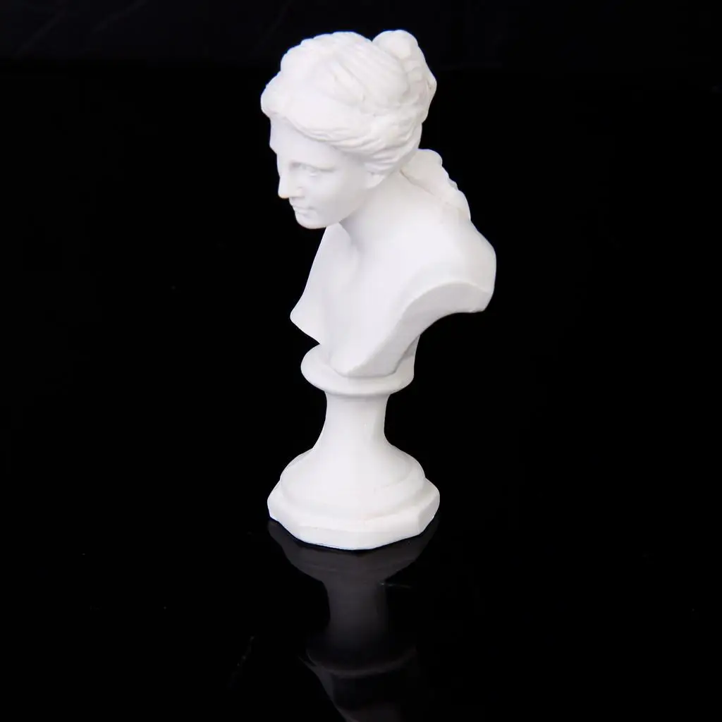 

Venus Statue Bust Resin Sculpture White Miniature Dollhouse Accessory for 1 12 Scale Doll Room