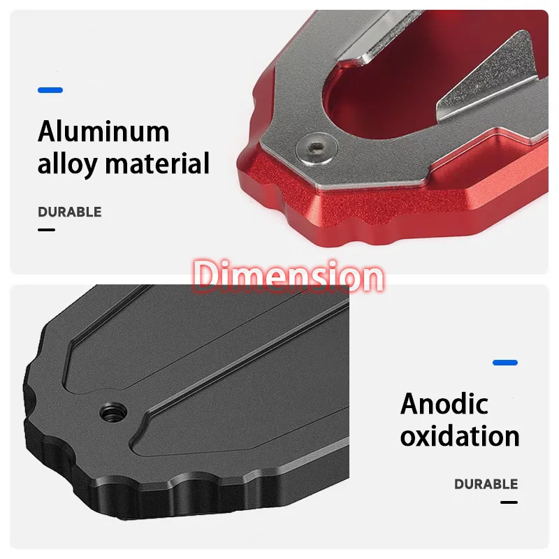 

New 2023 For Tiger 1200 TIGER 1200 GT PRO Motorcycle Kickstand Extender Foot Side Stand Extension Pad Anti-skid Enlarged Base