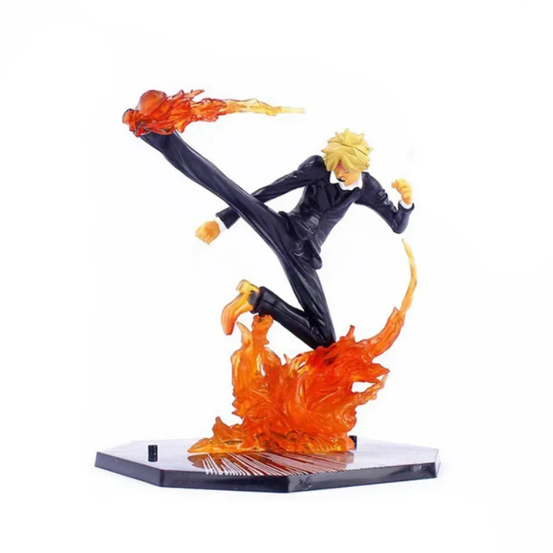 FIGURA DE ACCIÓN DE One Piece, Luffy, Sanji Ace, Nami, Usopp, Roronoa, Zoro, Trafalgar Law, modelo coleccionable, Juguetes