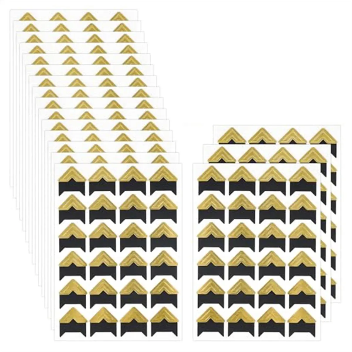 MALL 432 Pcs Photo Corners Self Adhesive, Acid Free Picture Corners for Scrapbooking, Photo Corners for DIY Scrapbooking B