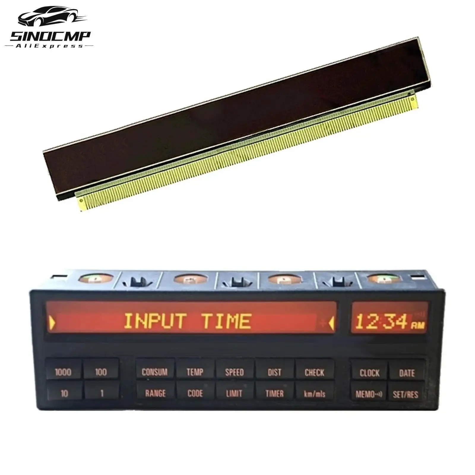 

18-Button On Board Computer Check OBC LCD Display 65818357684 621383840 8357683 8357684 For BMW E36 318 325 328 325I 323I 325CI