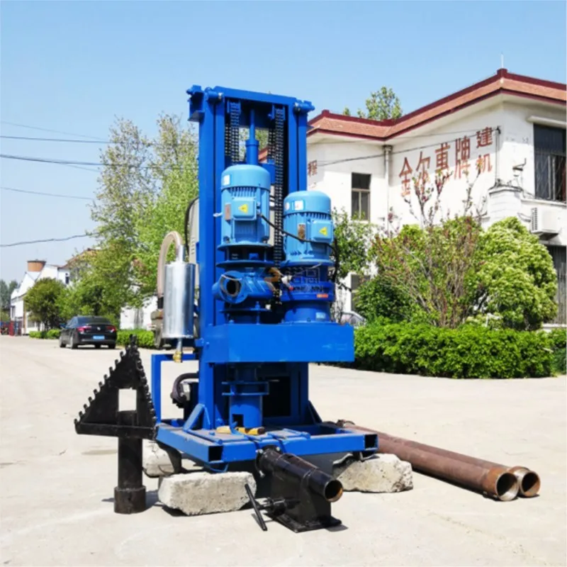 Well Drilling Machine Water 11KW Electric Reverse Circulation Borehole Drilling Machine Rig Rock Hammer Drill Mining Machi