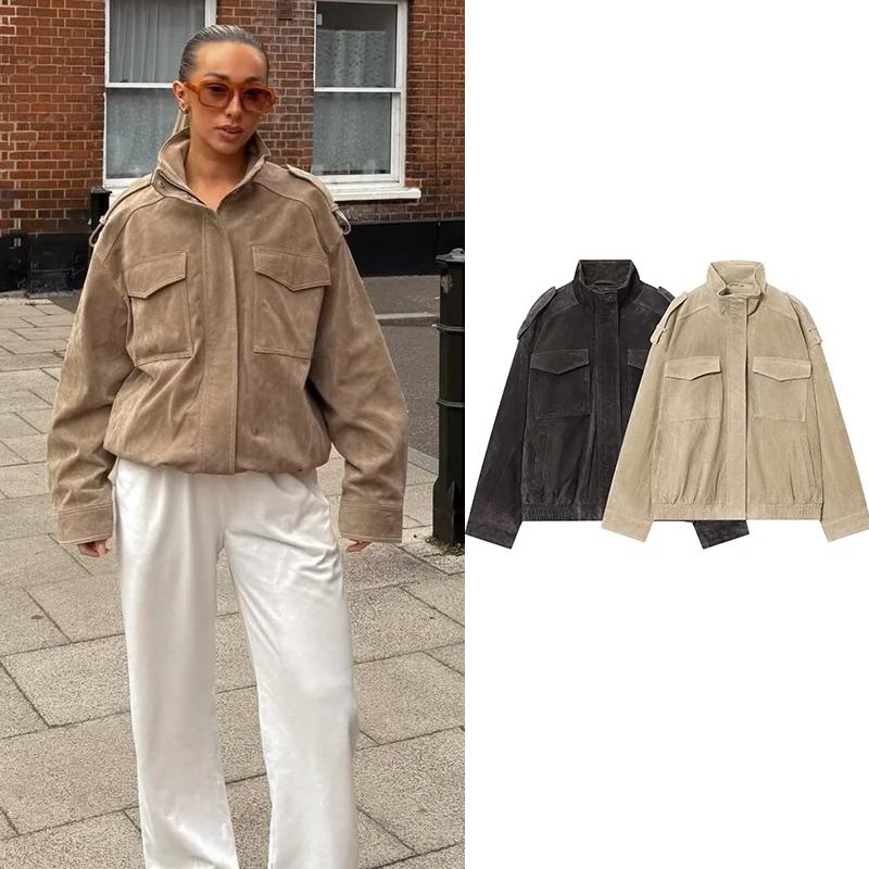 2025 New Women's Jackets Autumn Fashion Retro Elegant Thick Warm Loose Coats Women's Chic Street Youth Holiday Outerwear Coats