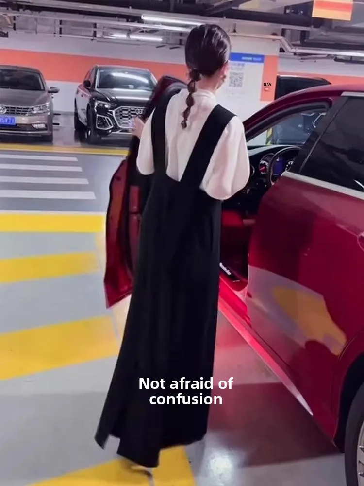 夏のアウトフィット ツーピースセット ユニークなirtとオーバーオール 軽量 マチュリ 高級感 クレテ風 シングルコート