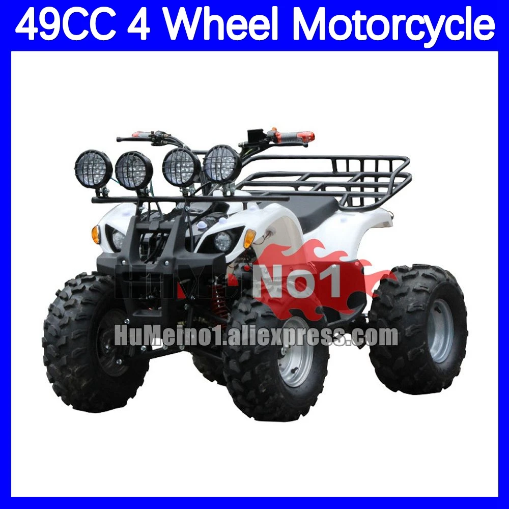 All-terrain Vehicle 49CC Quad MOTO 2 Stroke Single Cylinder Gasoline ATV Motorcycle For Kids Boys Girls Children Birthday Gifts