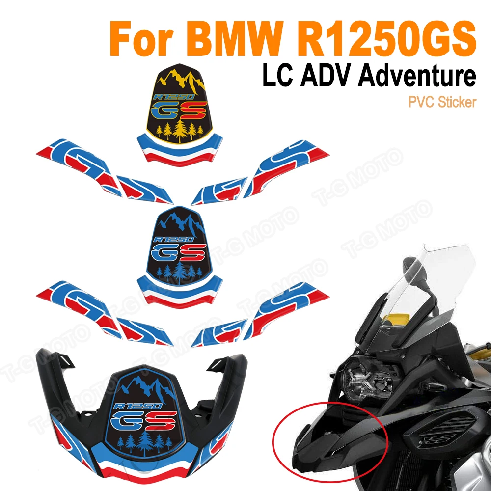 

Motorcycle Front Beak Fairing Extension Wheel Extender Cover Stickers Decal For BMW R1250GS R 1250 GS LC ADV Adventure