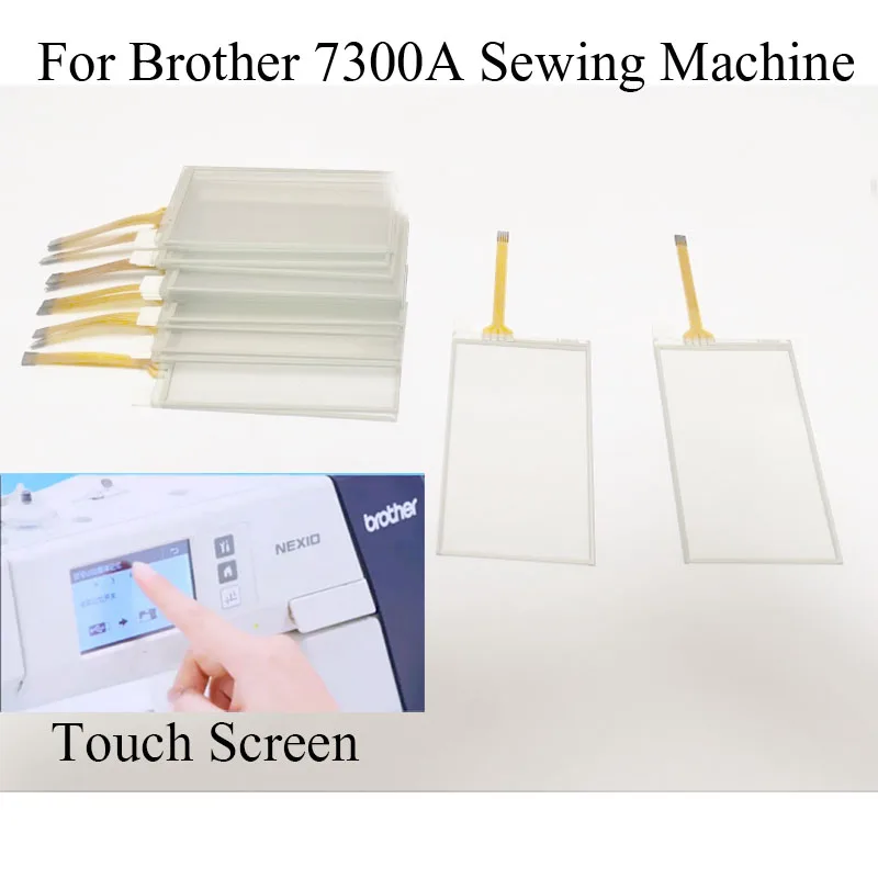 Computer Single Needle Sewing Machine Spare Parts Touch Screen Control Panel LCD Screen MTP035FGR02A-V1 For Brother S-7300A