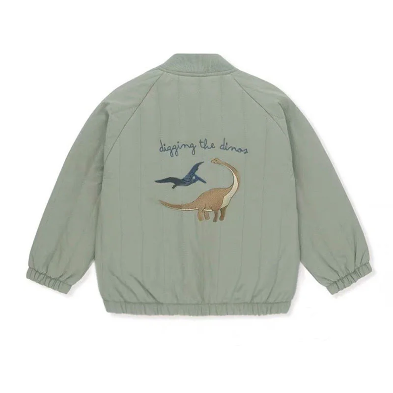 Mode kinderjassen herfst lente borduurwerk fleece jassen voor kinderen 1-7 jaar peuter jongen meisje bovenkleding