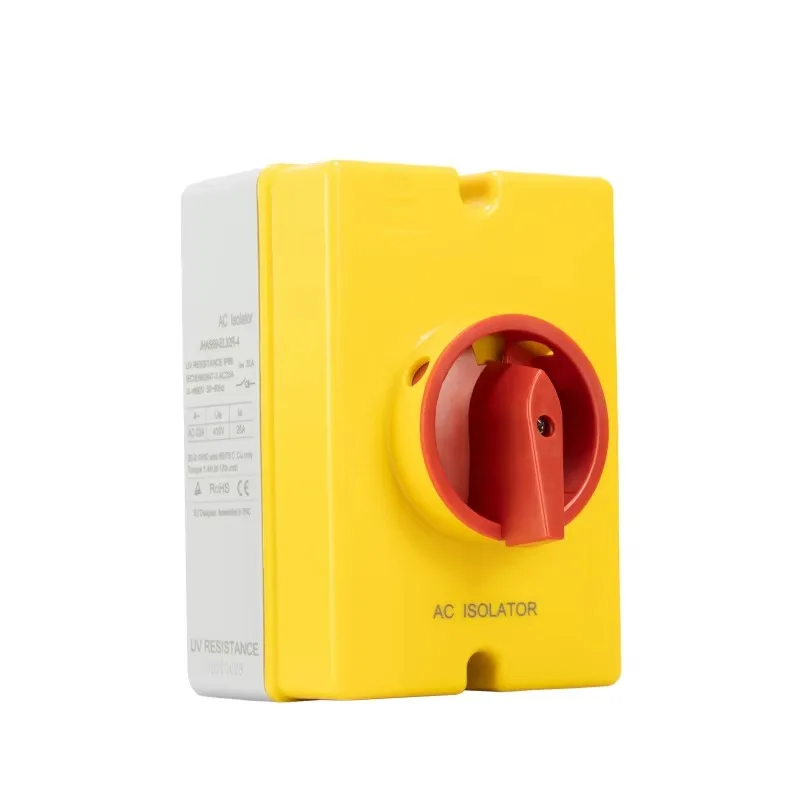 New Productor IP66 All Pole 32a 3 Phase Isolator Switch Waterproof 250 v Ac Isolator