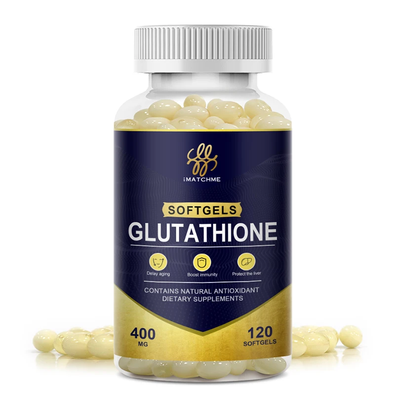 iMATCHME Glutathione Capsules for Whitening Skin, Antioxidant, Detox, Immune System Skin Beauty, Liver Health Support Supplement