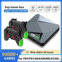 Super Console G36 Pro 128G 256G Retro Video Game Console with 90000+ Games for MAME/PS1/PSP/DC Retro Kid Gift Game Console 4K HD